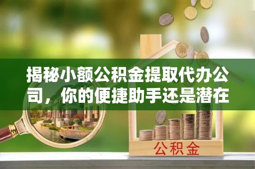 疏附揭秘小额公积金提取代办公司，你的便捷助手还是潜在风险？