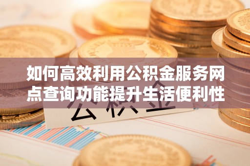 疏附如何高效利用公积金服务网点查询功能提升生活便利性