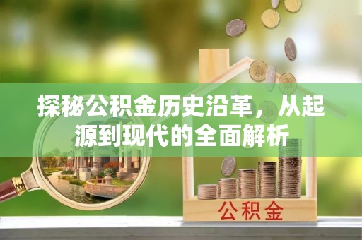 疏附探秘公积金历史沿革，从起源到现代的全面解析