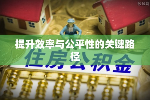 疏附提升效率与公平性的关键路径