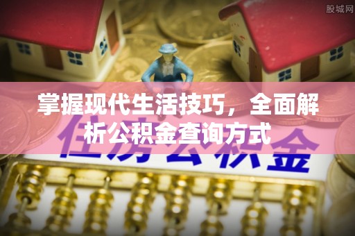 疏附掌握现代生活技巧，全面解析公积金查询方式