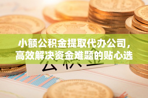 疏附小额公积金提取代办公司，高效解决资金难题的贴心选择