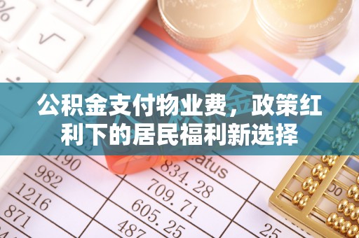 疏附公积金支付物业费，政策红利下的居民福利新选择