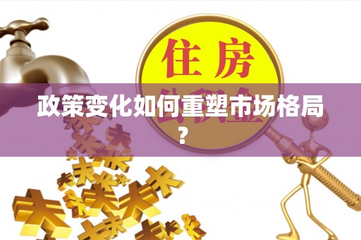 疏附政策变化如何重塑市场格局？