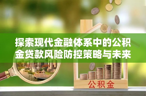 疏附探索现代金融体系中的公积金贷款风险防控策略与未来发展趋势