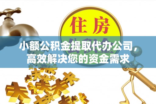 疏附小额公积金提取代办公司，高效解决您的资金需求