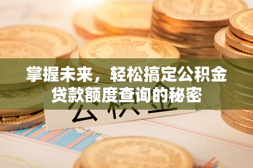 疏附掌握未来，轻松搞定公积金贷款额度查询的秘密