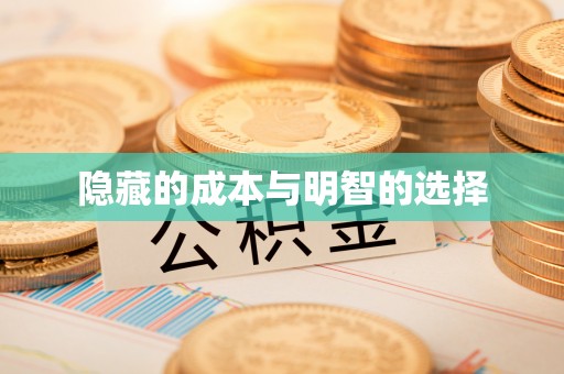 疏附隐藏的成本与明智的选择