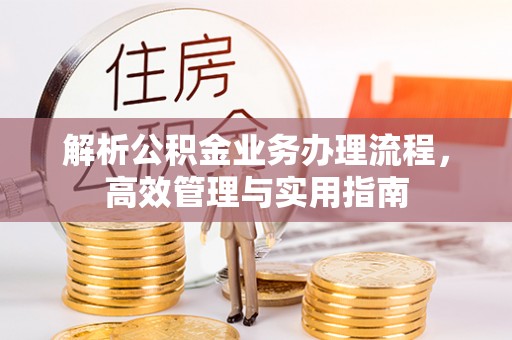 疏附解析公积金业务办理流程，高效管理与实用指南