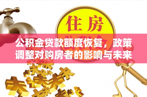 疏附公积金贷款额度恢复，政策调整对购房者的影响与未来展望