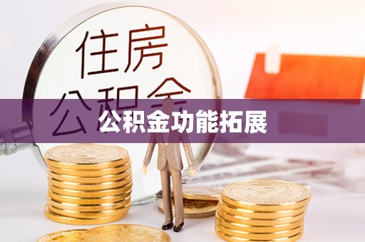 疏附公积金功能拓展