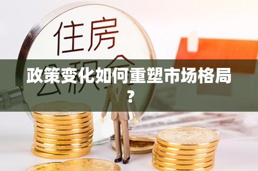 疏附政策变化如何重塑市场格局？