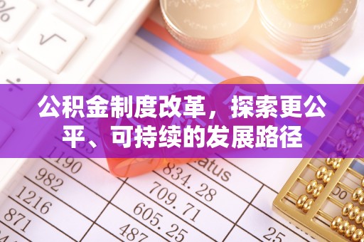 疏附公积金制度改革，探索更公平、可持续的发展路径