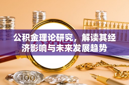 疏附公积金理论研究，解读其经济影响与未来发展趋势