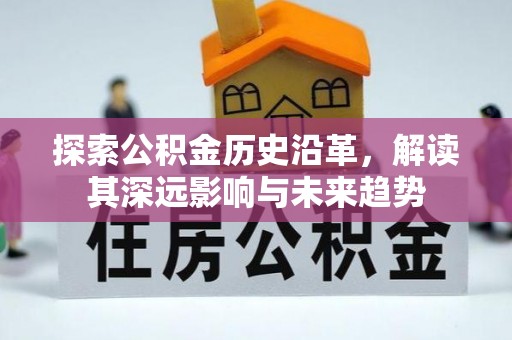 疏附探索公积金历史沿革，解读其深远影响与未来趋势