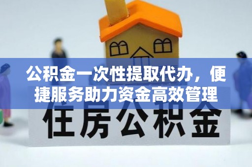 疏附公积金一次性提取代办，便捷服务助力资金高效管理