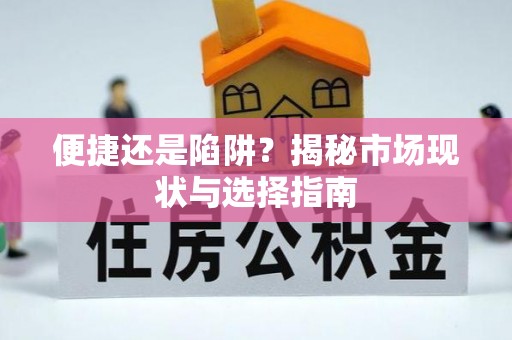 疏附便捷还是陷阱？揭秘市场现状与选择指南
