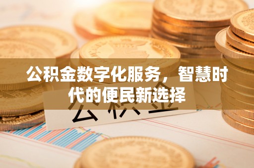 疏附公积金数字化服务，智慧时代的便民新选择