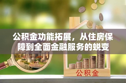 疏附公积金功能拓展，从住房保障到全面金融服务的蜕变