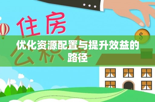 疏附优化资源配置与提升效益的路径