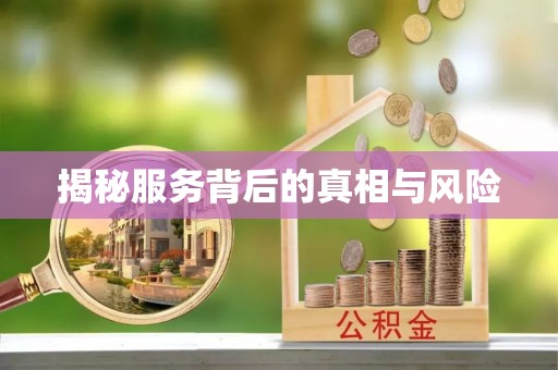 疏附揭秘服务背后的真相与风险