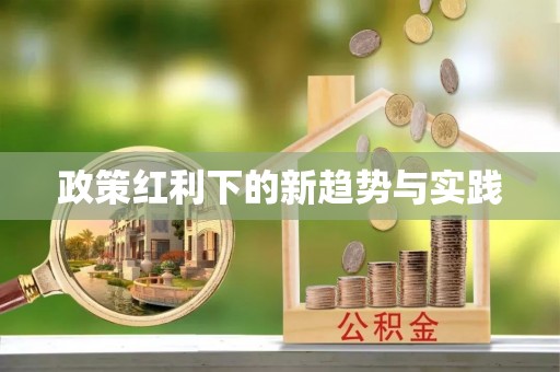 疏附政策红利下的新趋势与实践