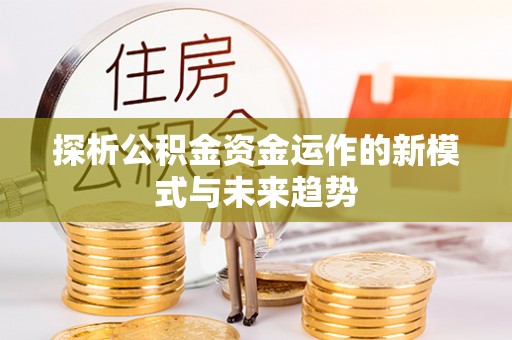 疏附探析公积金资金运作的新模式与未来趋势