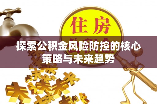 疏附探索公积金风险防控的核心策略与未来趋势