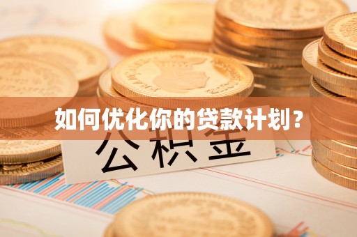 疏附如何优化你的贷款计划？