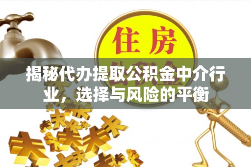 疏附揭秘代办提取公积金中介行业，选择与风险的平衡