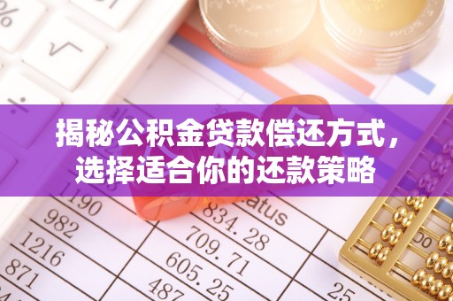 疏附揭秘公积金贷款偿还方式，选择适合你的还款策略