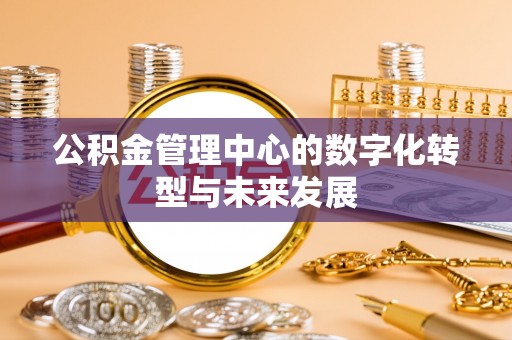 疏附公积金管理中心的数字化转型与未来发展