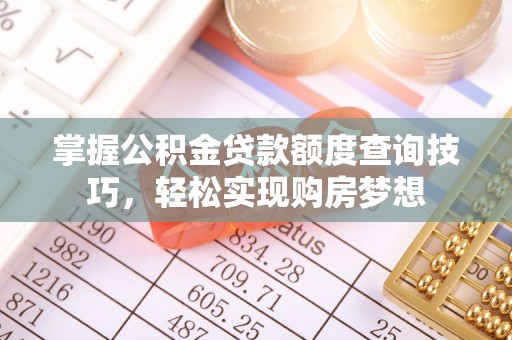 疏附掌握公积金贷款额度查询技巧，轻松实现购房梦想