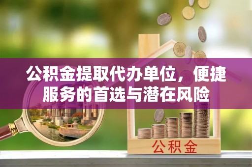 疏附公积金提取代办单位，便捷服务的首选与潜在风险